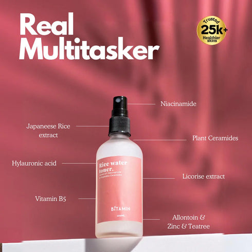 Bitamin 2% Niacinamide Japanese Rice Water Toner